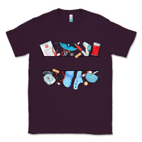 Plum custom name nurse Classic Tee - MaliasSmallBusiness