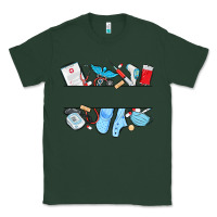 Sports Green custom name nurse Classic Tee - MaliasSmallBusiness