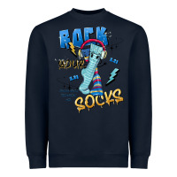 Navy rock your Heavyweight Sweatshirt - Artiststas