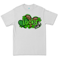 Dove Grey st patricks day lucky western hearts Premium Tee - Artiststas