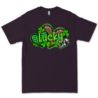 Plum st patricks day lucky western hearts Premium Tee - Artiststas