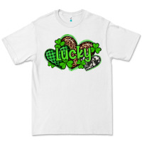 White st patricks day lucky western hearts Premium Tee - Artiststas
