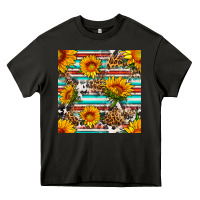 Asphalt serape leopard seamless pattern Heavy Core Tee - BundleAndBundleShop