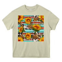 Mossy serape leopard seamless pattern Heavy Core Tee - BundleAndBundleShop