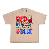 Burro red wine and blue Urban Heavy Tee - MaliasSmallBusiness