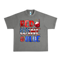 Tornado red wine and blue Urban Heavy Tee - MaliasSmallBusiness