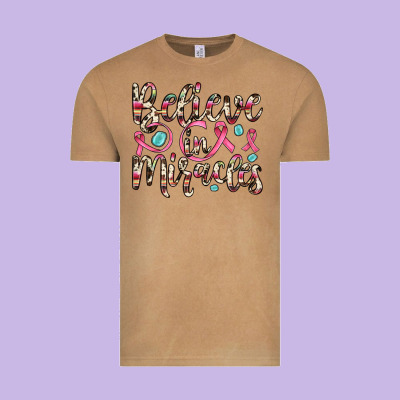 Believe In Miracles Vintage Tee Designed By Jahusdesignshop