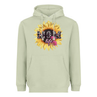 Matcha Mom life sunflower mother's day Heavyweight Hoodie - HowdyJamesFarm