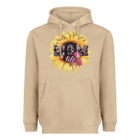Mushroom Mom life sunflower mother's day Heavyweight Hoodie - HowdyJamesFarm