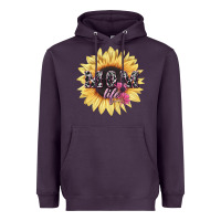 Plum Mom life sunflower mother's day Heavyweight Hoodie - HowdyJamesFarm