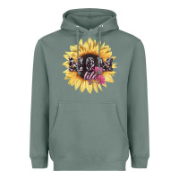 Sage Mom life sunflower mother's day Heavyweight Hoodie - HowdyJamesFarm