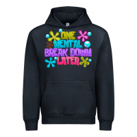 Navy one mental break dowm later Urban Hoodie - CowhideDigitalArt