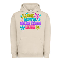 Pigment French Oak one mental break dowm later Urban Hoodie - CowhideDigitalArt