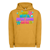 Pigment Peanut Butter one mental break dowm later Urban Hoodie - CowhideDigitalArt