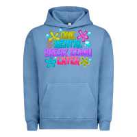 Pigment Pebble Blue one mental break dowm later Urban Hoodie - CowhideDigitalArt