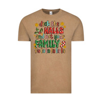 Vintage Coffee deck the halls and not your family fa la la la laa Vintage Tee - MaliasSmallBusiness