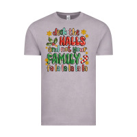 Vintage Zinc deck the halls and not your family fa la la la laa Vintage Tee - MaliasSmallBusiness