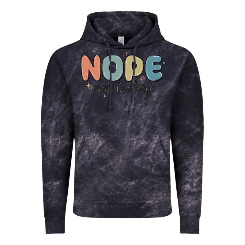 Nope Not Today Vintage Hoodie by MaliasSmallBusiness | Teevron
