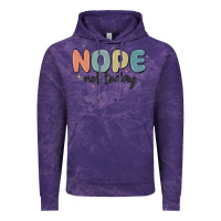 Cloud Purple nope not today Vintage Hoodie - MaliasSmallBusiness