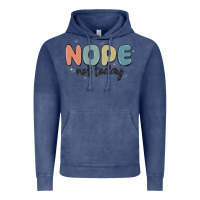 Vintage Denim nope not today Vintage Hoodie - MaliasSmallBusiness
