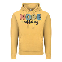 Vintage Mustard nope not today Vintage Hoodie - MaliasSmallBusiness