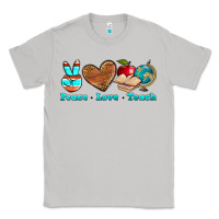 Moon Dust peace love teach Classic Tee - NancyCooperArtShop