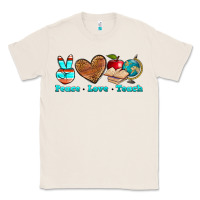 Natural peace love teach Classic Tee - NancyCooperArtShop