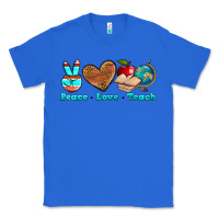 True Royal peace love teach Classic Tee - NancyCooperArtShop