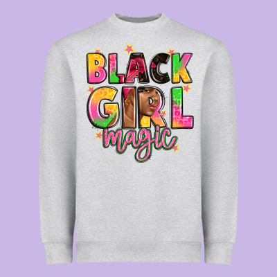 Black Girl Magic Heavyweight Sweatshirt Designed By Artiststas
