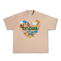 Burro teacher heart Urban Heavy Tee - NancyCooperArtShop