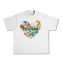 Lunar Rock teacher heart Urban Heavy Tee - NancyCooperArtShop