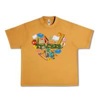Peanut Butter teacher heart Urban Heavy Tee - NancyCooperArtShop
