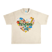 Sandshell teacher heart Urban Heavy Tee - NancyCooperArtShop