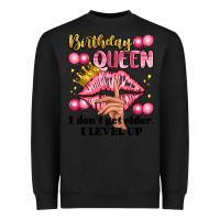 Black birthday queen i dont get older i level up Heavyweight Sweatshirt - Artiststas