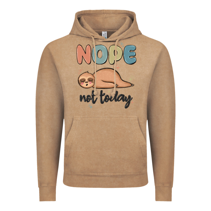 Nope Not Today Vintage Hoodie by MaliasSmallBusiness | Teevron