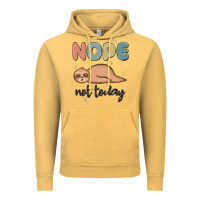 Vintage Mustard nope not today Vintage Hoodie - MaliasSmallBusiness