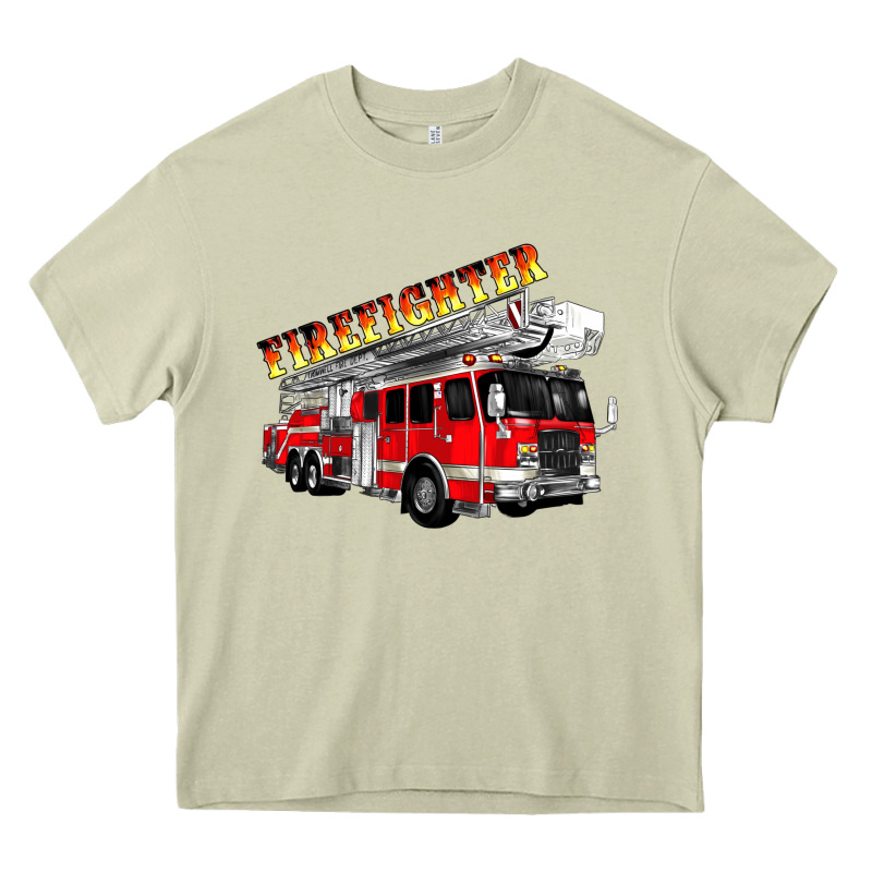 Firefighter Fire Truck Heavy Core Tee by Artiststas | Teevron