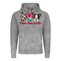 Cloud Rock Peace Love Frenchie Vintage Hoodie - Jasminsmagicworld