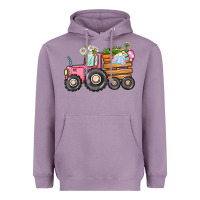 Lavender Easter bunny tractor Heavyweight Hoodie - CowGirlArtShop