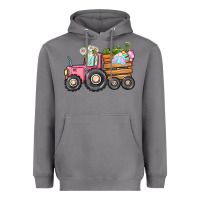 Easter Bunny Tractor Heavyweight Hoodie | Teevron