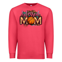 Cardinal blessed basketball mom lightbulb letters Premium Sweatshirt - OliviaCreatesArt