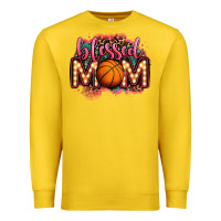 Lemon blessed basketball mom lightbulb letters Premium Sweatshirt - OliviaCreatesArt
