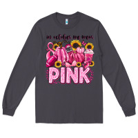 Smoke in october we wear pink football Long Sleeve Tee - LillyAllenDesigns