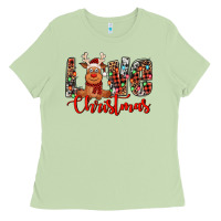 Matcha love christmas reindeer Ladies Tee - Jasminsmagicworld