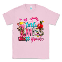 Bubblegum Pink little miss first grade Classic Tee - NancyCooperArtShop