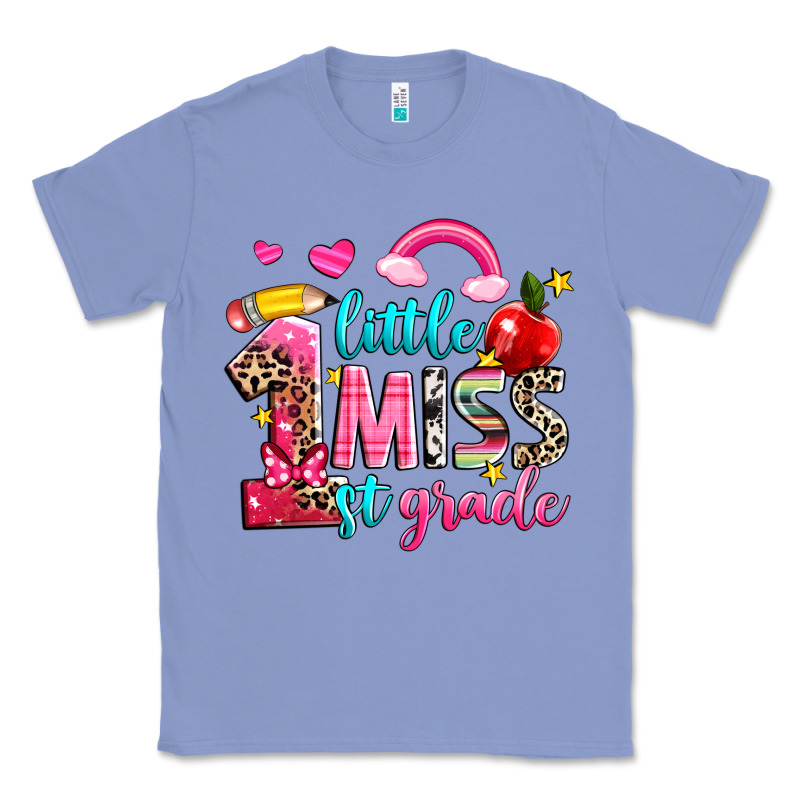Little Miss First Grade Classic Tee by NancyCooperArtShop | Teevron