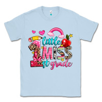 Dusty Blue little miss first grade Classic Tee - NancyCooperArtShop