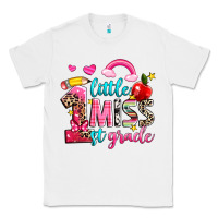 White little miss first grade Classic Tee - NancyCooperArtShop