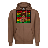 Chestnut juneteenth cute kid Zipper Hoodie - TumblerDesignByShophia