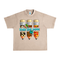 French Oak teach love inspire Urban Heavy Tee - NancyCooperArtShop
